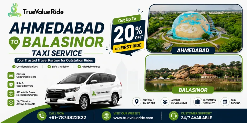 Ahmedabad To Balasinor Taxi Service