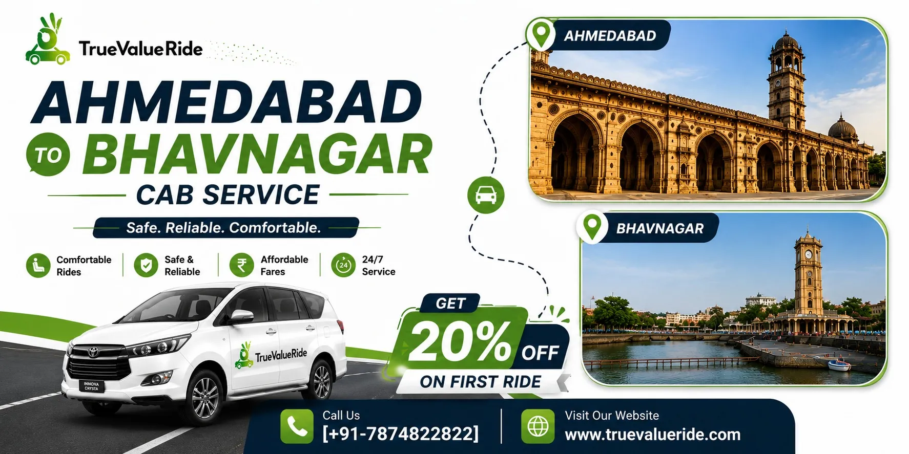 Ahmedabad To Bhavnagar Taxi Service1