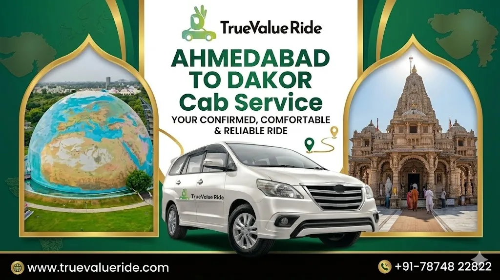 Ahmedabad To Dakor Cab Service With Innova Crysta - True Value Ride