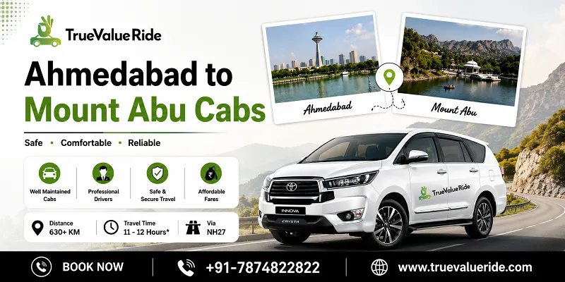 Ahmedabad To Mount Abu Taxi Service