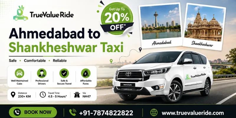 Ahmedabad To Shankheshwar Taxi