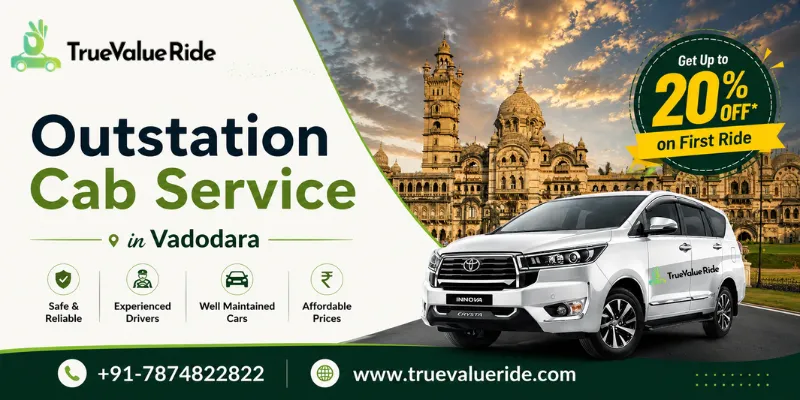Outstation Cab Service In Vadodara