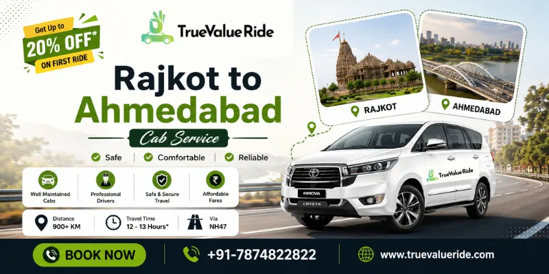 Rajkot To Ahmedabad Cab Service
