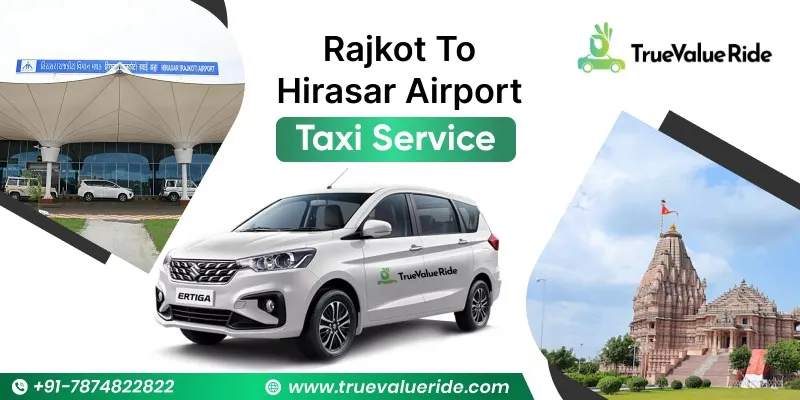 Rajkot To Hirasar Airport Taxi Service