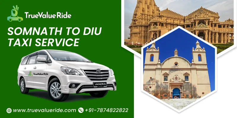 Somnath To Diu Taxi Service