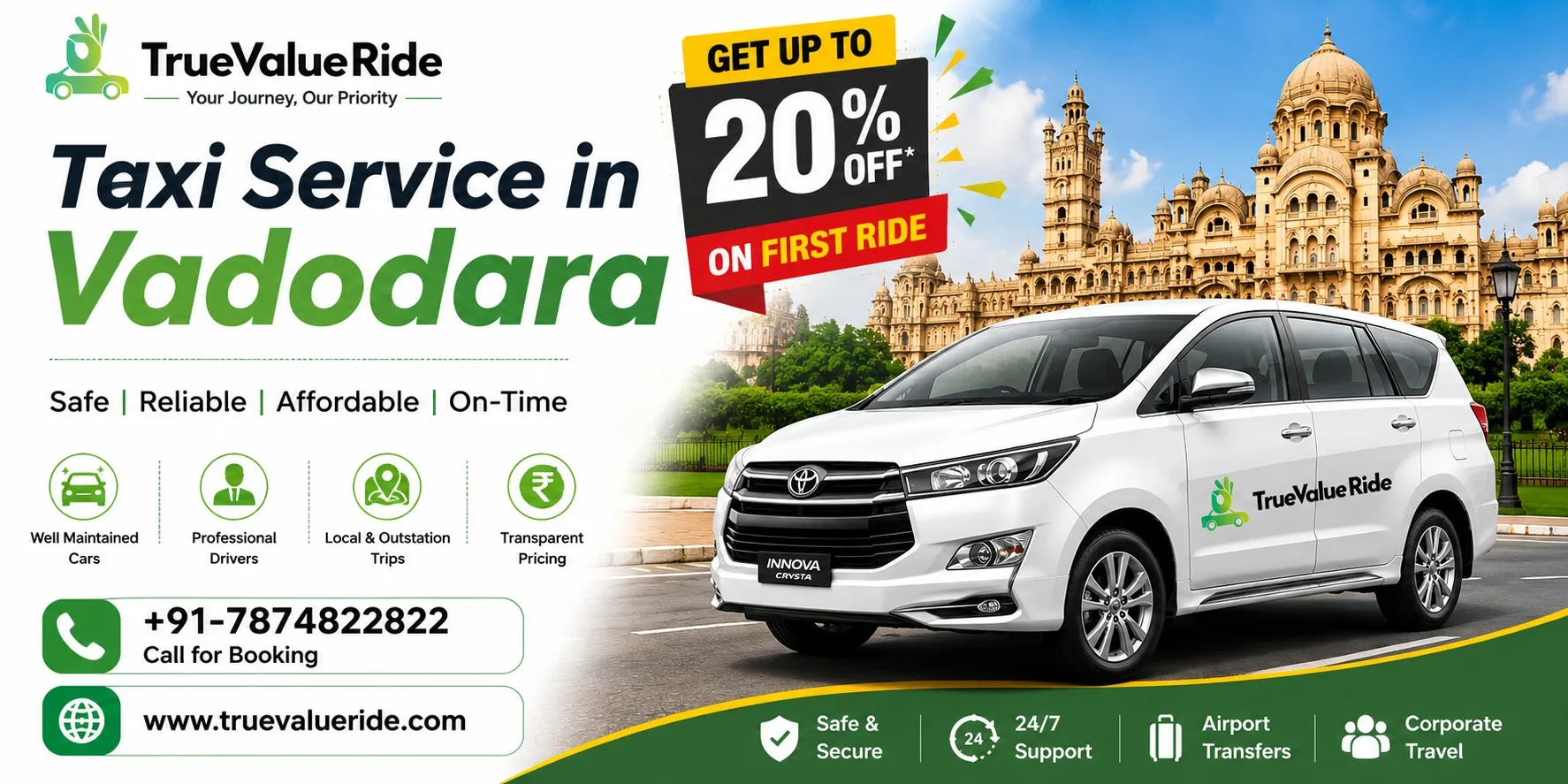 Taxi Service In Vadodara